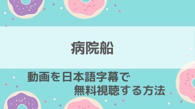 病院船動画無料